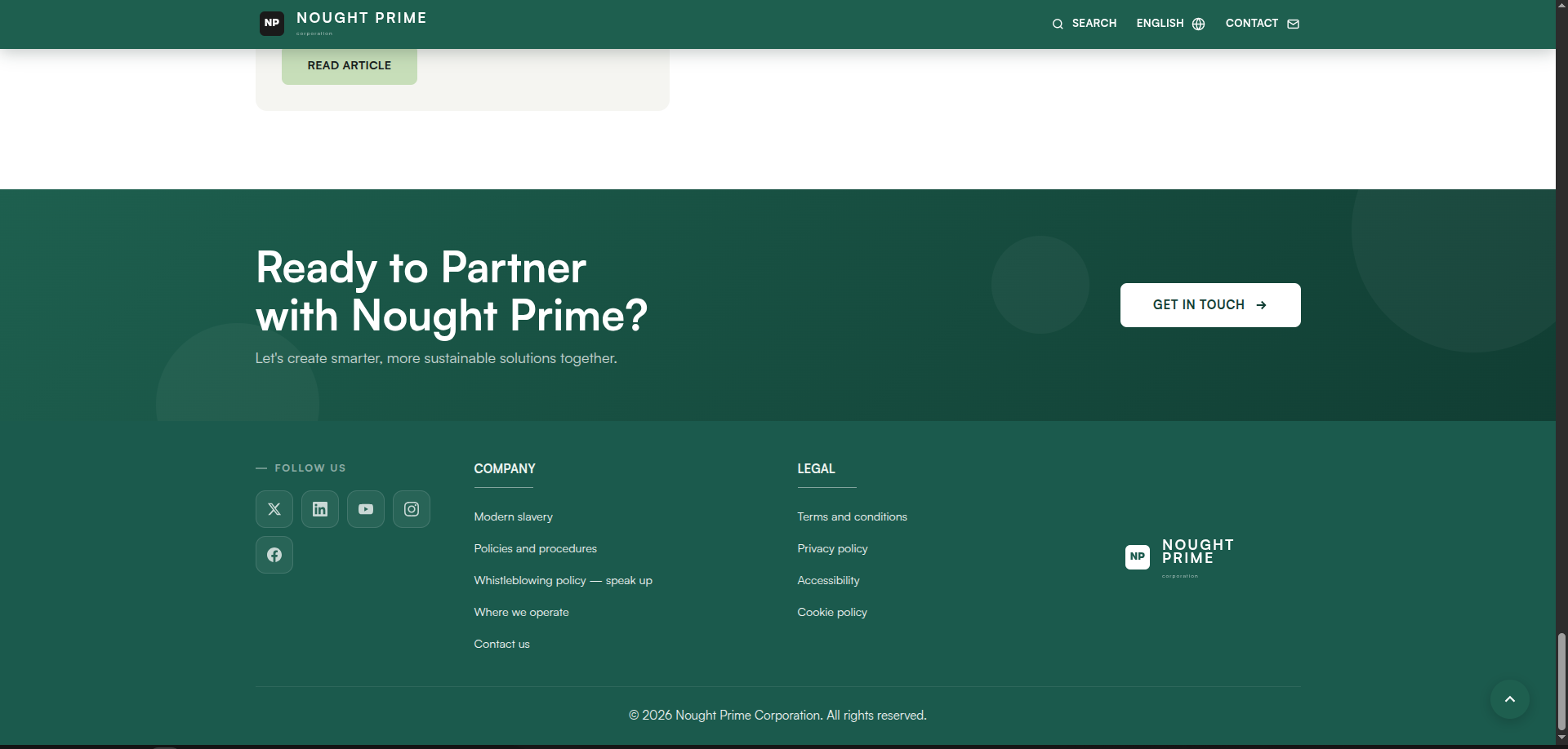 Forest Green Partner