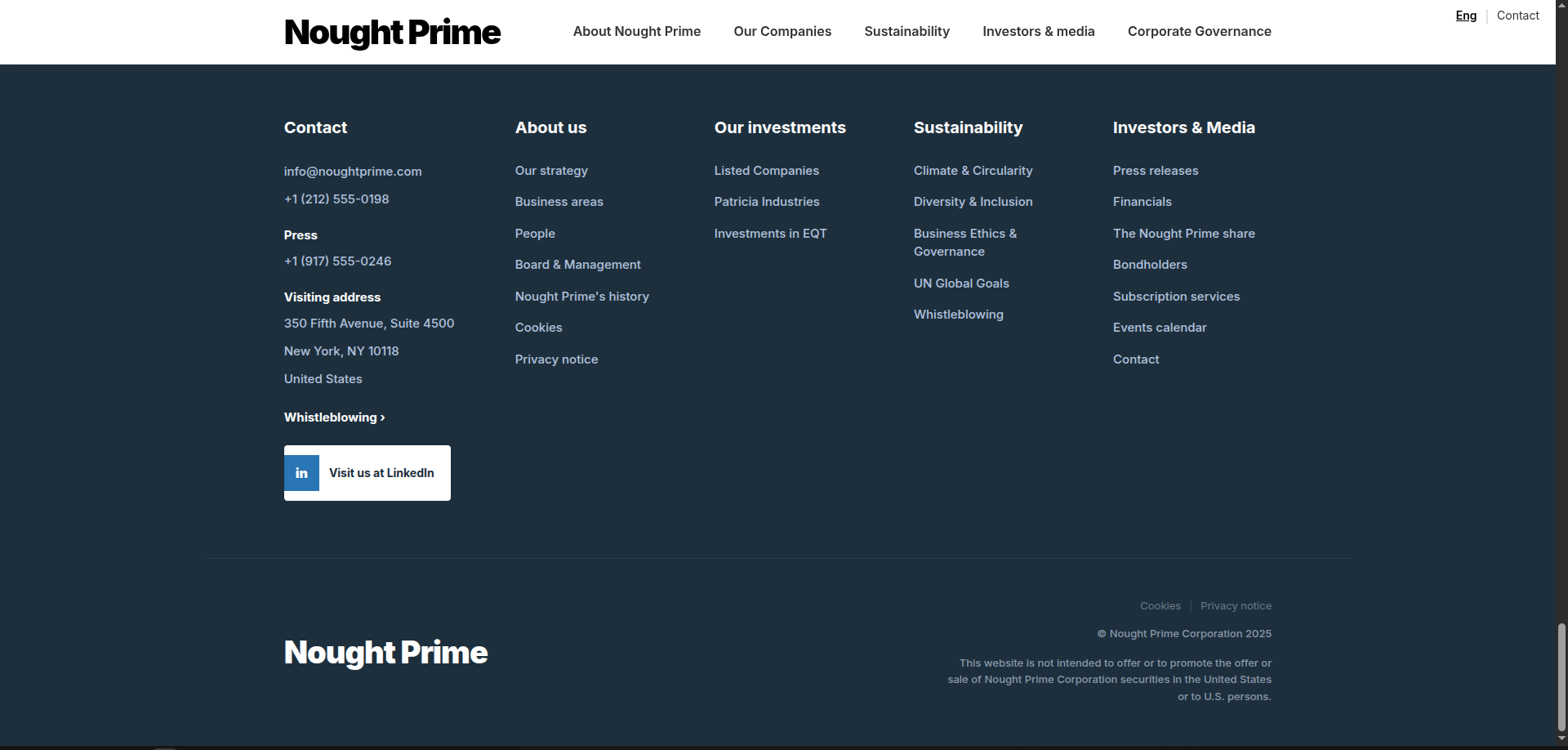 Dark Blue Investment