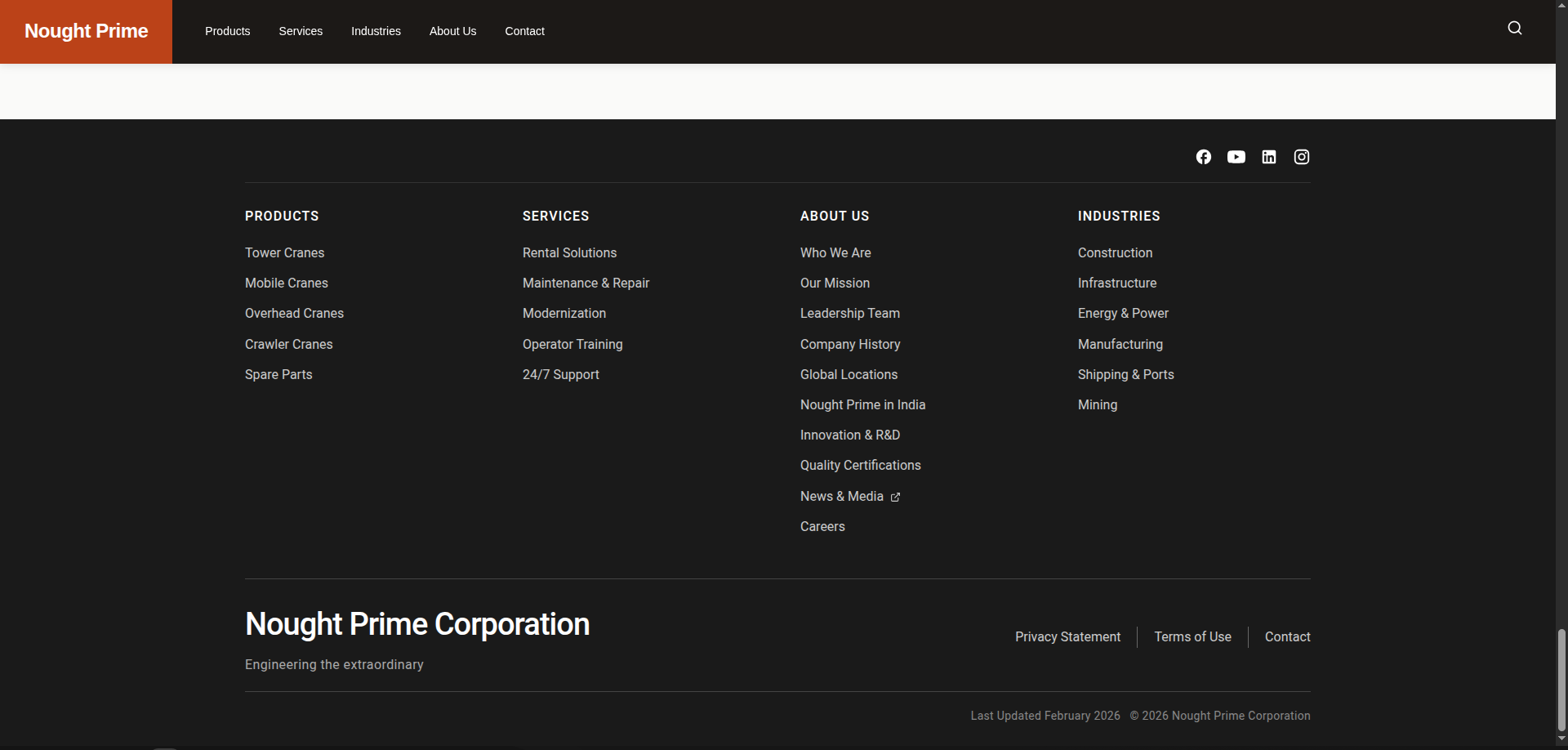 Dark Industrial Crane