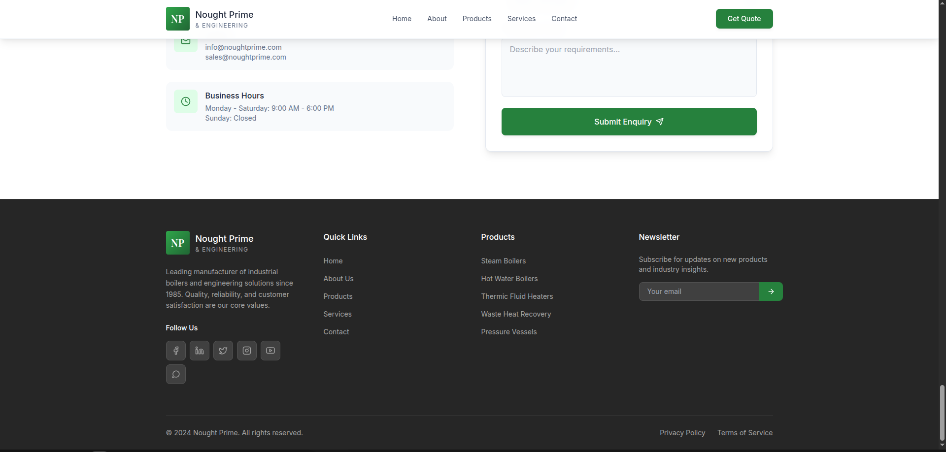 Green Boiler Engineering