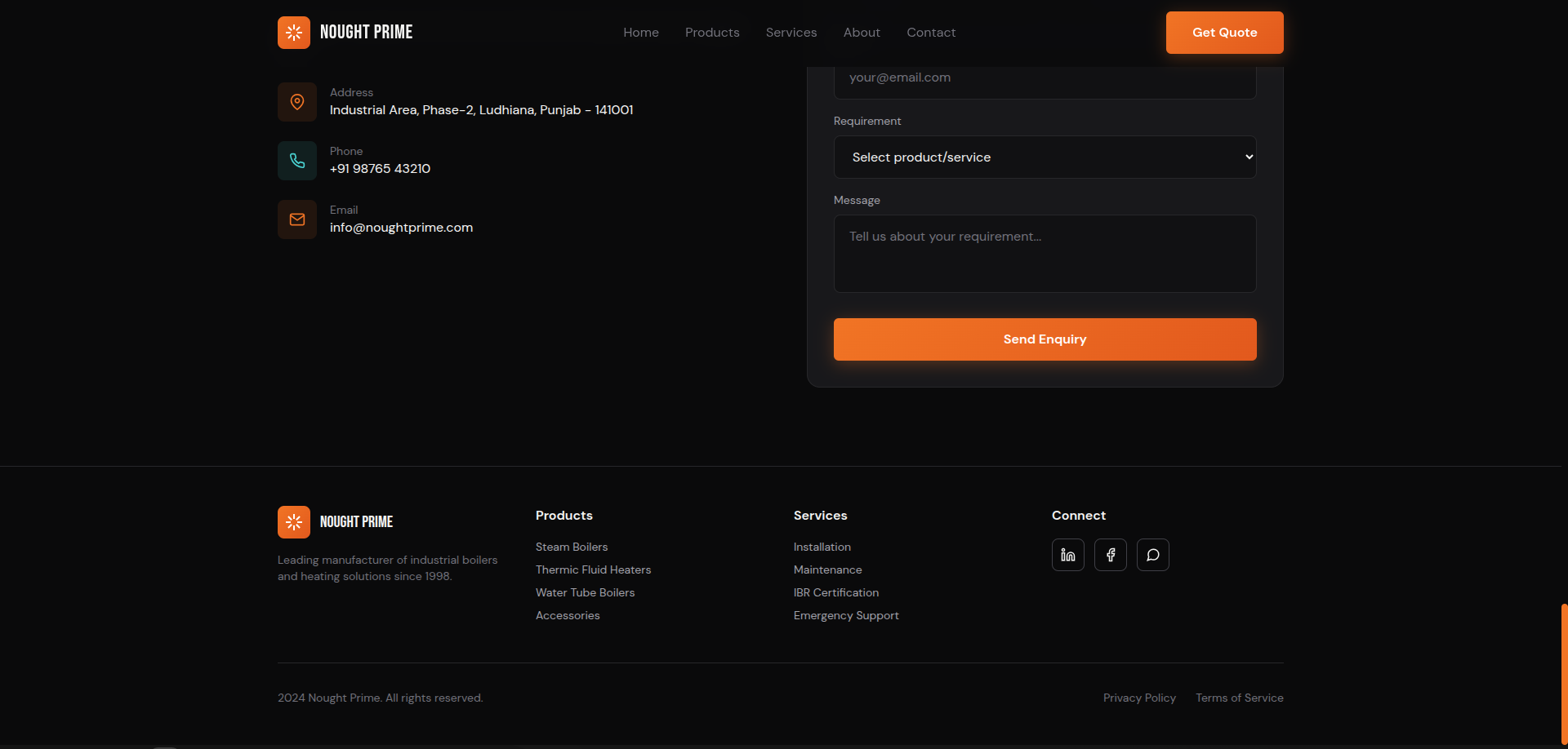 Orange Black Heating